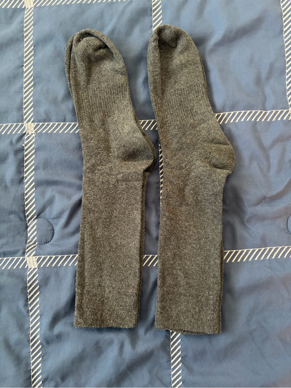 Men's Express Charcoal Grey Dress Socks